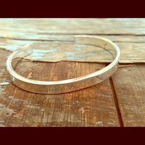 Heavy Solid Sterling Minimalist/Boho Cuff